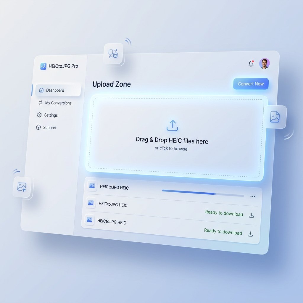 HEICtoJPG Pro Application Interface